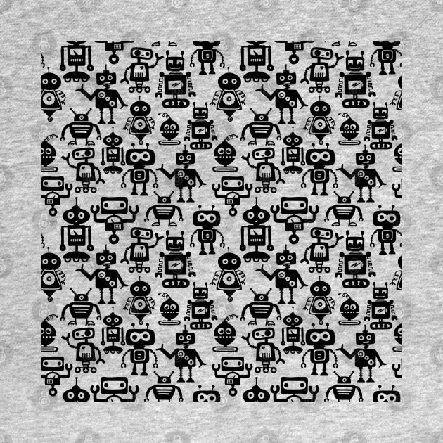 Robot All-Over Print and Sticker Pack by Slightly Unhinged